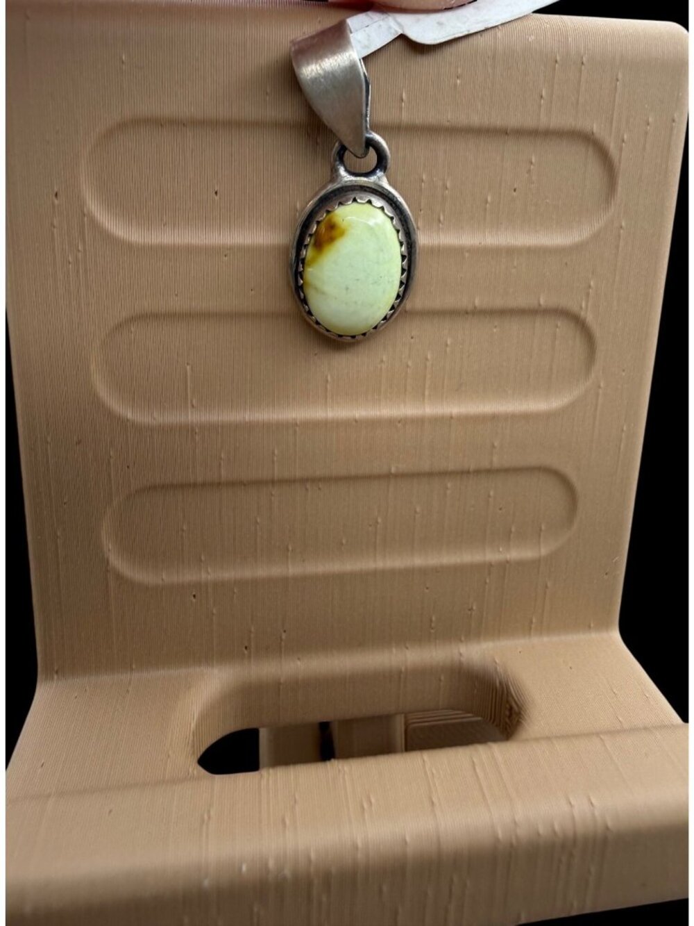 NWT Artisan crafted Palomino Sterling Silver Pendant Southwest Boho gift 2.3 g